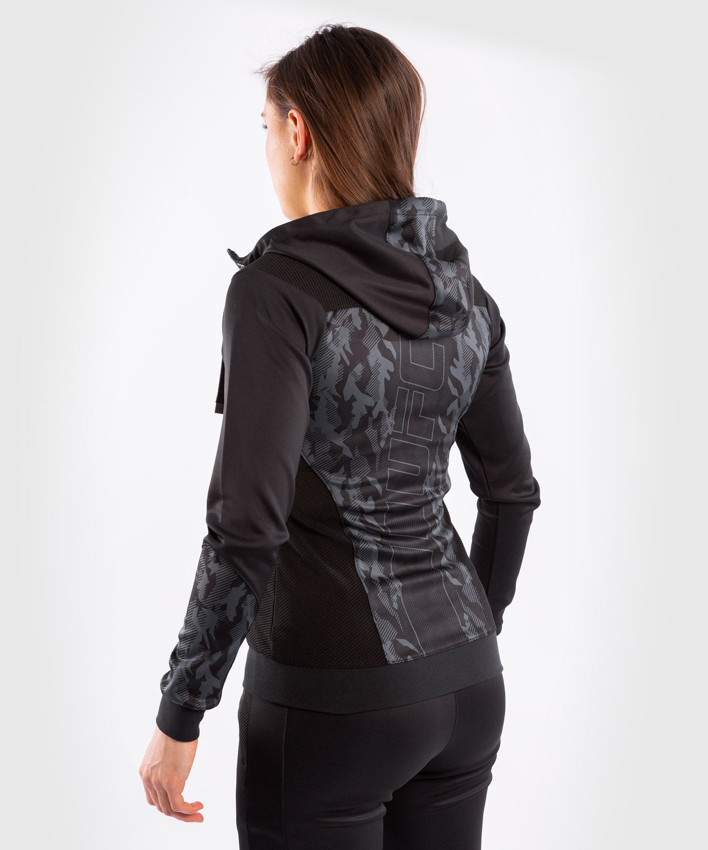 Venum Authentic Fight Week Women's UFC Zipper Sweatshirt - Schwarz