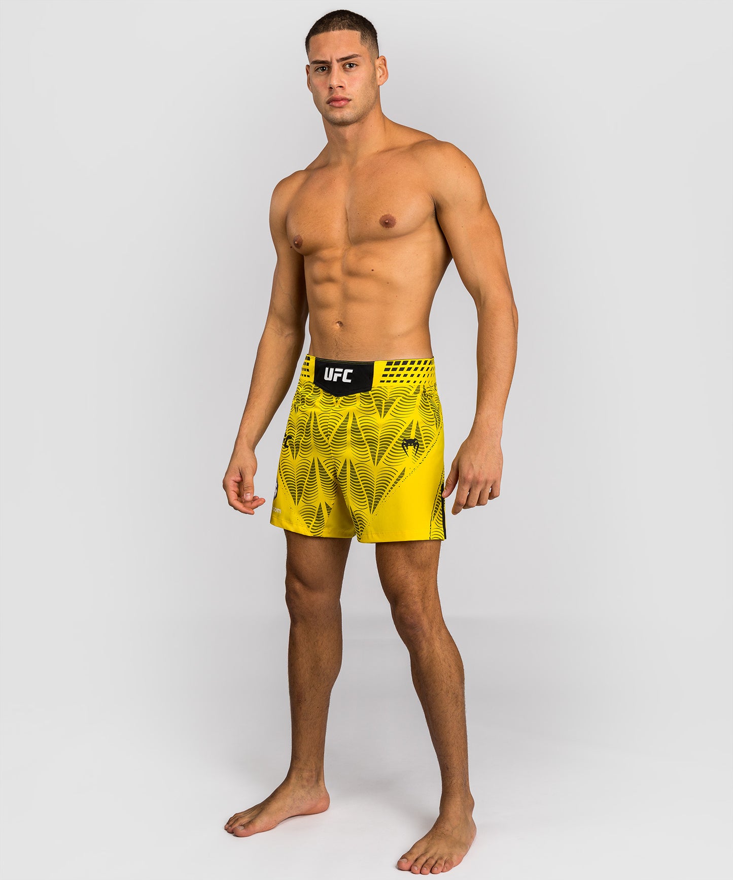 UFC Zenith by Venum Authentic Fight Night Pantaloncini da combattimento Fit corto Uomo - Giallo