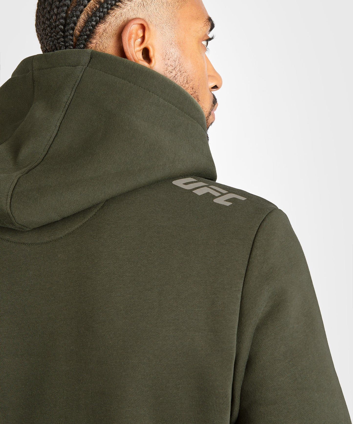 UFC Adrenaline by Venum Fight Week Herren Pullover Hoodie - Khaki