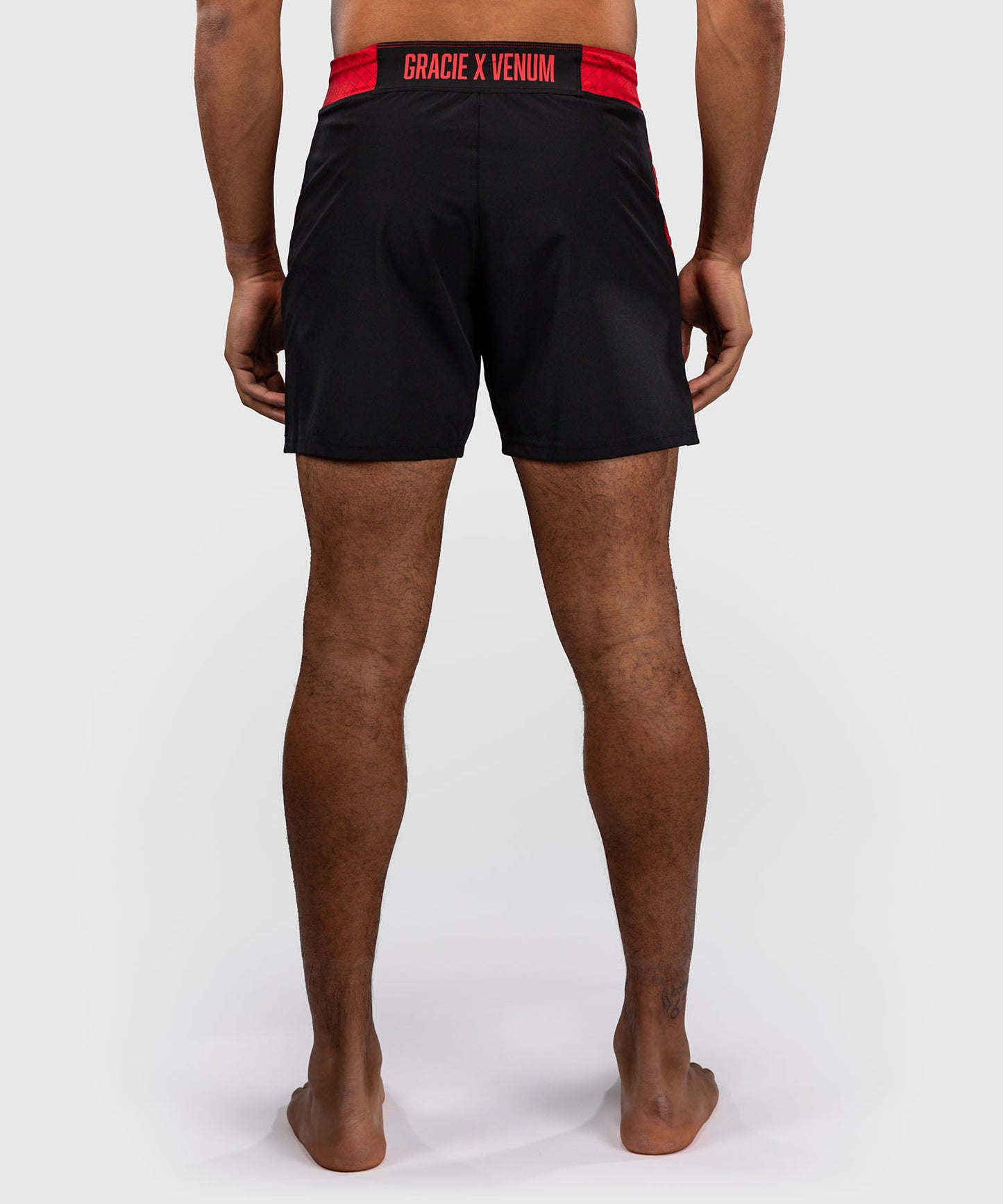 Short de Combat Venum x Roger Gracie Signature - Noir/Rouge